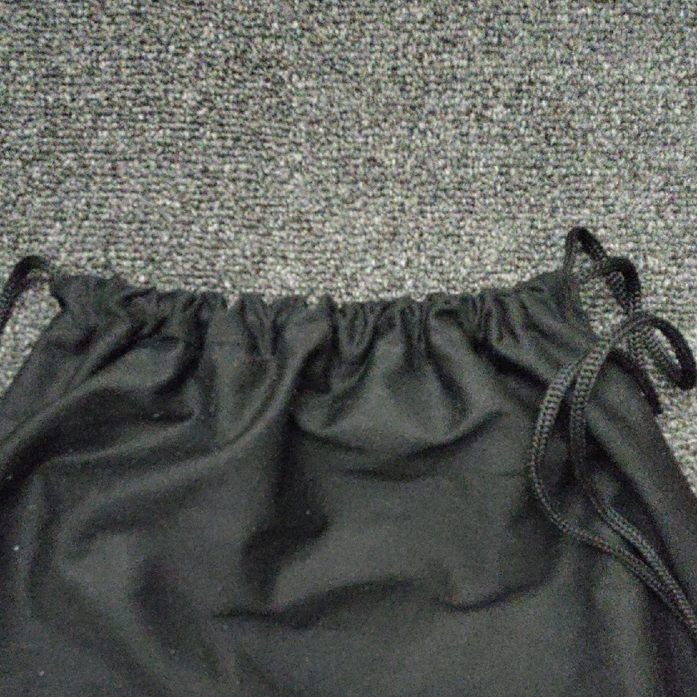 Celine Black Canvas Drawstring Backpack - image 3